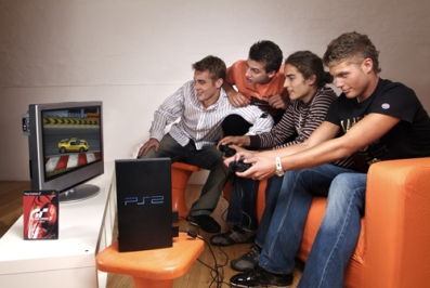 People playing PlayStation (1)
